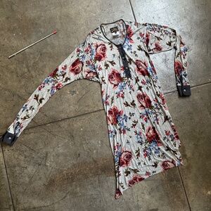 Vivienne Westwood 1/1 Sample Assymetrical Floral Sleeping shirt